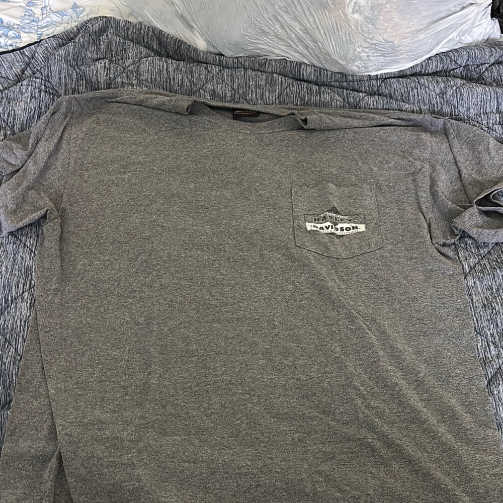 Harley-Davidson Gray Short Sleeve Tee